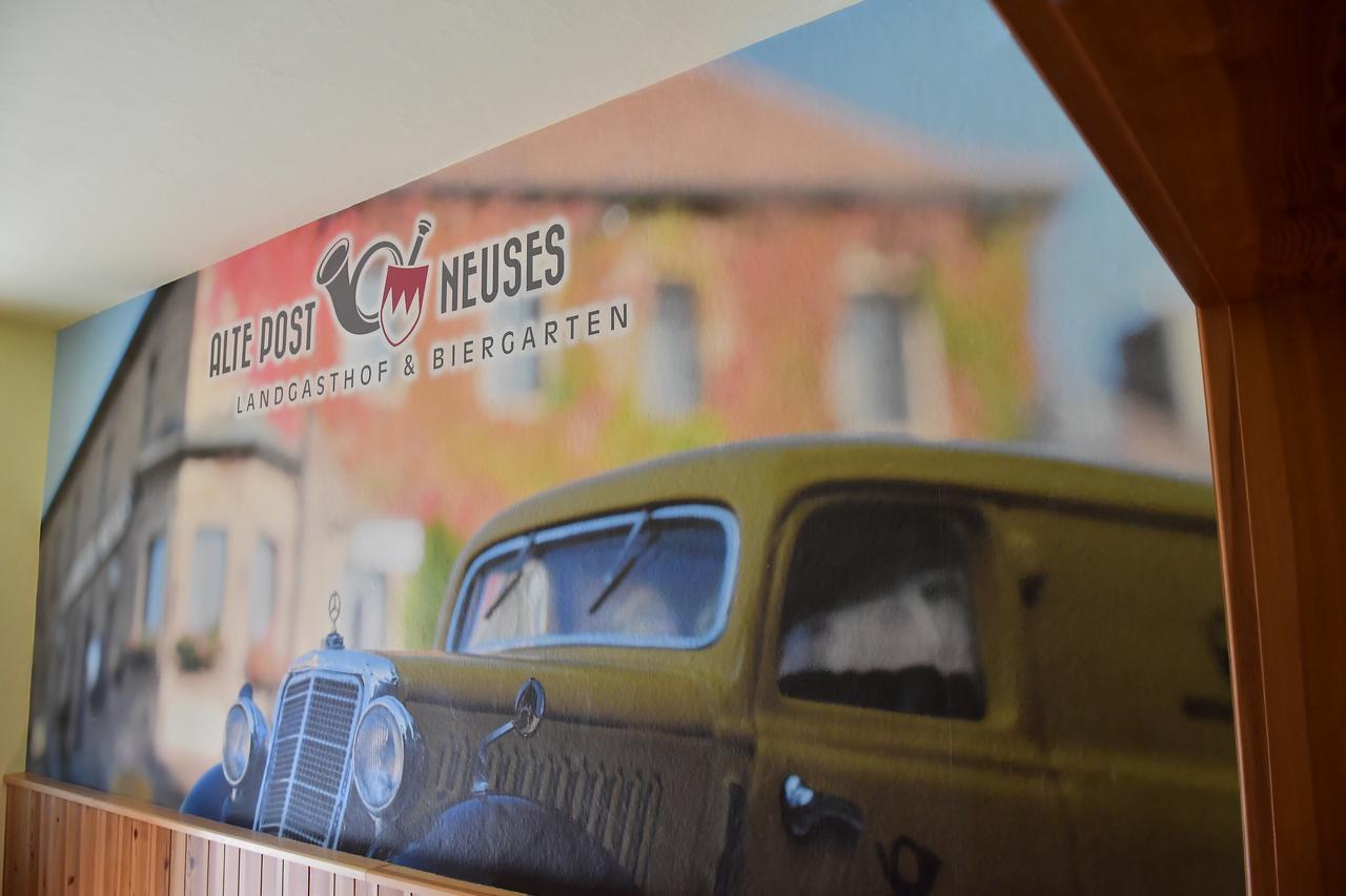 Hotel Alte Post Neuses Prichsenstadt Esterno foto